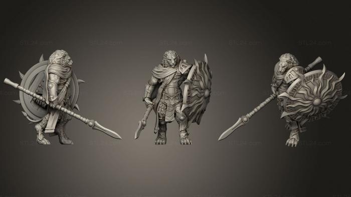 Military figurines (Pose 01, STKW_1658) 3D models for cnc